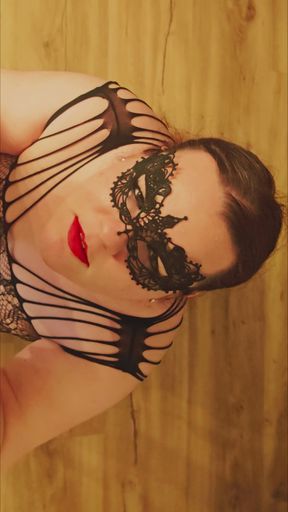 BBW Milf MaskedMomWife Blows And Gets Fucked