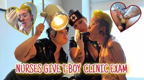 T-Boy Gets Femdom Nurse Clinic Check-Up