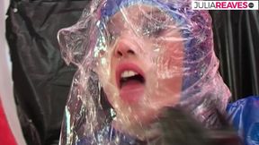 Special fetish, fucking wrapped in plastic