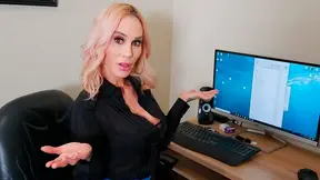 Corporate boss threatens to fire employee unless he lets her suck his fucking cock