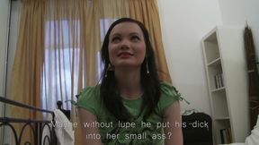 Big ass chick anally fucked and sprayed