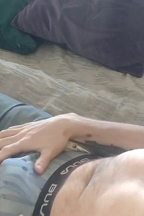 Masturbating in Bed