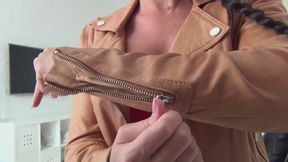 I button up and lose track of my favorite red leather jacket c