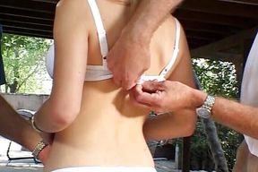 Blonde Wife Ir Double Penetrated While Her Hubby Watch.