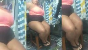 Leg Tease Slow Motion Mini Skirt High Heels Boricua Mami