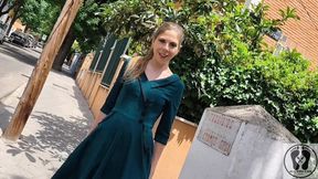 MILF Alice Maze Vintage Lingerie Green Dress CEI Sex Swing