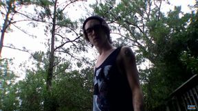 Outdoor jerking with str8 Sean