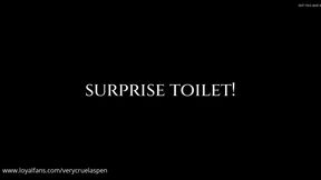 Surprise Toilet