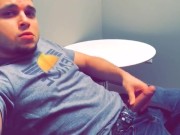 Jerk off in the Office Break Room Risky Public Sex