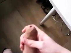 So Geil Gewichst uncut cock wank