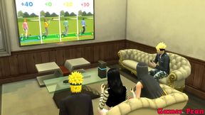 Boruto Fucks Visiting Milf Karin for Rough Anime Anal Sex Scene