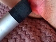 vacuum cleaner suck my big clit