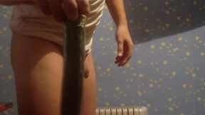 Cucumber in the ass