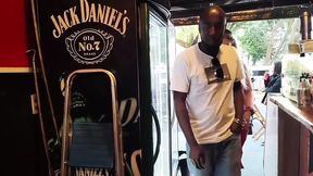 Hot Busty MILF Goes to the Bar to Find a Stranger Punched His Black Penis in the Ass and Pussy