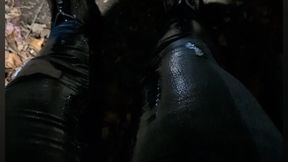 I Got Locked Out During a Hold -- Caught After Wetting My Skinny Jeans!