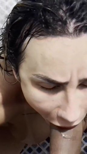 He Ejaculated on My Face While We Were Showering.