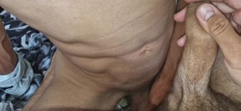 Cum-drenched Cocks, Femboy and Daddy's Cocks Are Stuck Together From the Hot Cum Ejaculation!