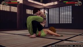 Karen Krash VS Gigi (Naked Fighter 3D)