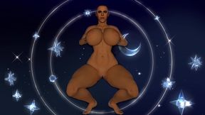 thick sexy french influencer cella loves bouncing and clapping her big ass