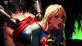 Spicy Toons: Blonde MILF Kara fights Kryptonite Krew