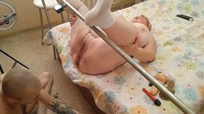 Torments Pussy with Sex Toys, Jerks off and Cums on Pussy