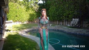 Chantal Danielle &amp; Mannie Coco - Outdoor Blowjob