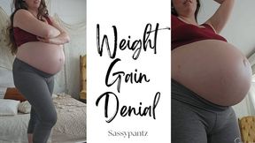 Weight Gain Denial - A weight gain denial scene featuring Pregnant Belly, Belly Fetish, Belly Slaps & Belly Shakes ft MILF Sassypantz