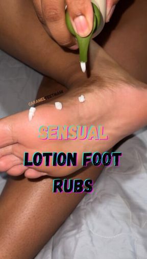 Sensual Lotion Foot Rubs