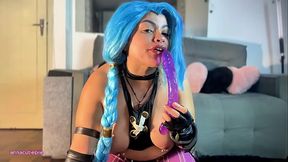 Jinx Cosplay Creamy Pussy Fuck with Squirt and Fart