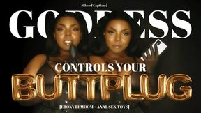 Goddess Marley Controls Your BUTT PLUG [closed caption] - MOV