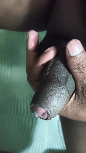 Bathroom masturbation hot and sexy penis