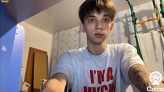 Amateur twink teases on webcam: solo masturbation fun! webcam homemade femboy