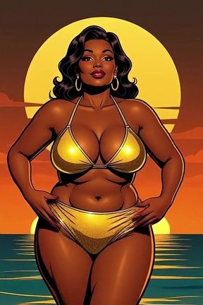 Bold Black Woman Animated to Tease