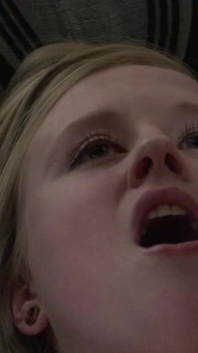 Blonde Chick Satin Sparks Sprayed on Face from Luke Hardy