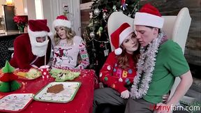 Step Family Christmas Orgy (foursome)