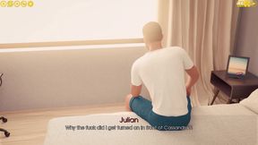 My Pleasure 46 - Julian Gives Shoulder Massage to Cassandra and Nude Shower of Barbara and Lori