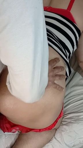 Standing Anal Doggystyle with Indian Muslim Big Ass Stepmom