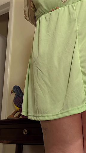 Watching This Hot Sexy Maid in Dress, Taking off Her Panty &amp; Bending Over Gonna Make You Cum Fast, the Best Cleaning Lady Ever
