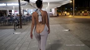 Backless Jumpsuit With Naughty Lada