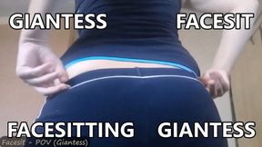 Giantess Face Sitting POV - Giantess, Vore, Bondage, Face Sitting, Female Domination, Facefarts 720p