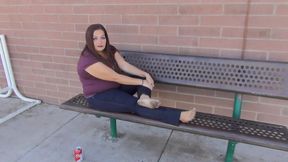 Portly Petite Dirty Feet