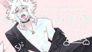 Bf Grasps You By The Mid-body and Cuddlefucks You From Behind. Masculine Bellowing and Sniveling Audio