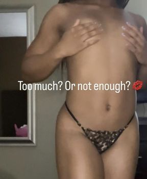 The cheetah doesn’t pounce right away… but she does strip. Slowly. 🐾🔥