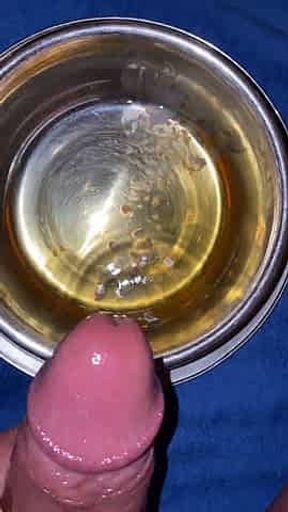 Cum while watching porn movie