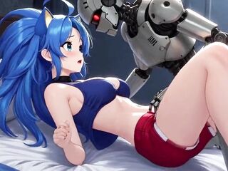 Animated Fantasy Scene in Indoor Environment