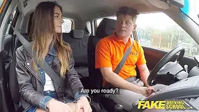 Hot Driving School Cute Teen 18+ Brunette Pussy Stretched - Michael Fly And Adele Unicorn