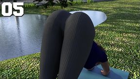 College Kings 2 #05 - Latina College Girl Bends Over In A Hot Yoga Session