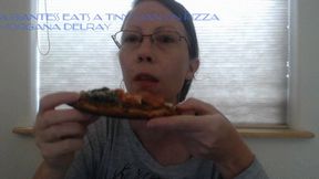 A Giantess Eats a Tiny Man On Pizza HD WMV