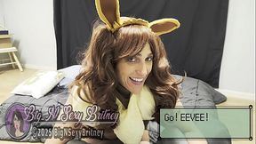 Southern Belle BJ Queen - Big N Sexy Britney Plays Eevee for Pokemon Day! - Sexy Cosplay Blowjob, Deepthroat, Facefuck, and Facial! - Full-Length HD Video