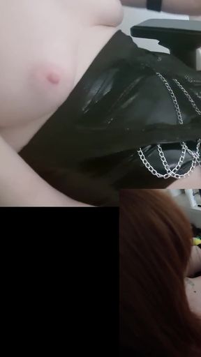 Getting a Blowjob From My Trans Redhead GF